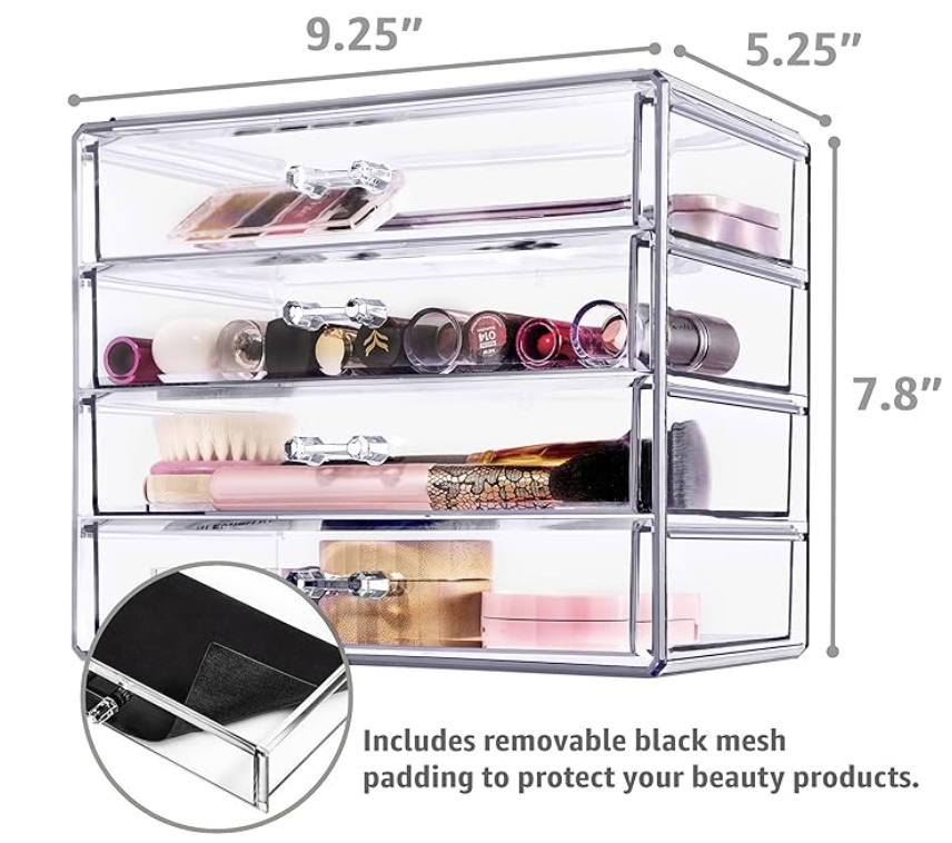 Sorbus cosmetics. makeups organizer and storage.